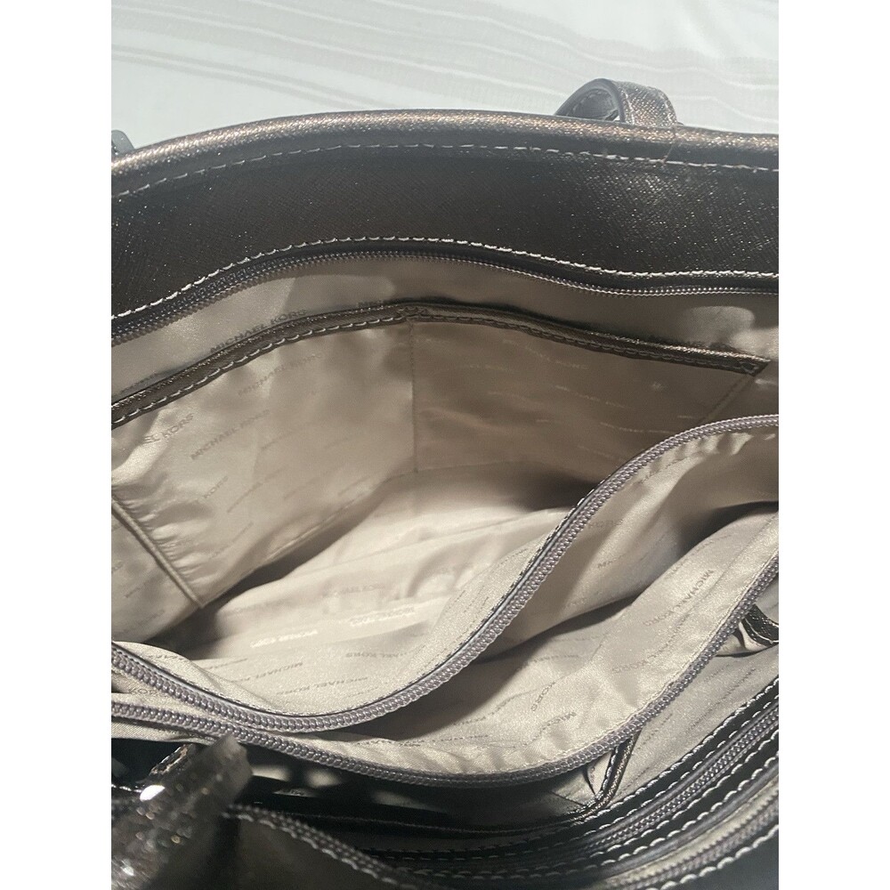 Michael Kors Jet Set Tote Medium Brown Leather Shoulder Bag - Picture 11 of 15